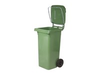 Cassonetto carrellato verde da 120 lt, 550x500xh940