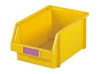 Contenitore in plastica Alfa 2 giallo traffico, 103x173xh74