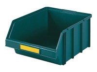 Contenitore in plastica Alfa 6 verde, 437x570xh247