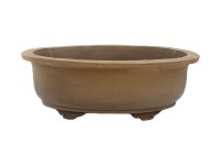 Vaso per bonsai ovale in gres 43x33,5x14,5 cm - YH069a