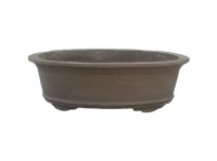 Vaso per bonsai ovale in gres 43x33x12,5 cm - GL4a