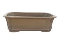 Vaso per bonsai rettangolare in gres 54x40x14,5 cm - GL7a