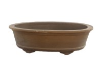 Vaso per bonsai ovale in gres 52x38,5x13 cm - GL27a