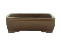 Vaso per bonsai rettangolare in gres 37x27x11 cm - GL42a