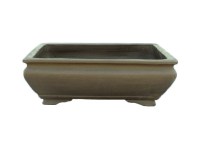 Vaso per bonsai rettangolare in gres 35,5x23x11 cm - GL57b