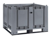 Cargopallet 600 PLUS grigio ATX con 4 travette, 1200x800xh850