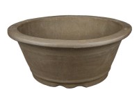 Vaso per bonsai rotondo in gres 33x33x14 cm - 2924b