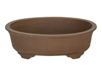 Vaso per bonsai ovale in gres 75,5x50,5x19 cm - L90a