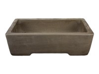 Vaso per bonsai rettangolare in gres 37x25x9,5 cm - 2858a