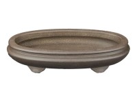 Vaso per bonsai ovale in gres 21,5x10x3,5 cm - 2952