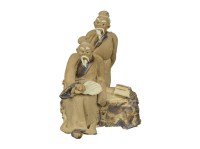 Statuina da compagnia per bonsai, saggi a riposo 5,5x5,5x8 cm - CA-3