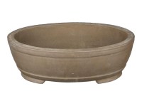 Vaso per bonsai ovale in gres 28,5x19x8,5 cm - 2928a