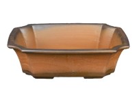 Vaso per bonsai rettangolare in gres 19x14,5x5 cm - ZX96