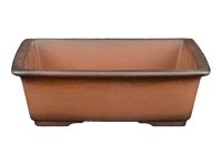 Vaso per bonsai rettangolare in gres 18,5x14x5,5 cm - ZX108