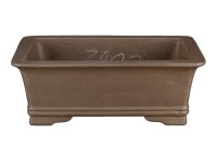 Vaso per bonsai rettangolare in gres 24x16x8,5 cm - 2862