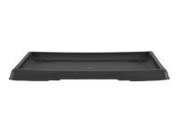 Sottovaso Cinese rettangolare in plastica nera per bonsai 24x18,5x1 cm - PL29S