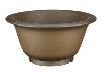 Vaso per bonsai rotondo in gres 28x28x14,5 cm - SM079a