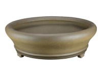 Vaso per bonsai rotondo in gres 37x37x11 cm - SM084