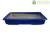 Vaso per bonsai Giapponese Morrisan rettangolare in gres smaltato blu 37x25,5x6 cm - B19-33a