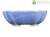 Vaso per bonsai Giapponese Morrisan ovale in gres smaltato azzurro 9,5x7,5x3 cm - B02-8-11A