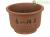 Vaso per bonsai rotondo in gres 12x12x8 cm - B098c