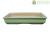 Vasi per bonsai Giapponesi Morrisan rettangolari in gres smaltato verde (Set da n.3 pezzi) - B19-35