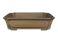 Vaso per bonsai rettangolare in gres 32x27,5x7 cm - SM041b Vaso per bonsai rettangolare in gres 32x27,5x7 cm - SM041b